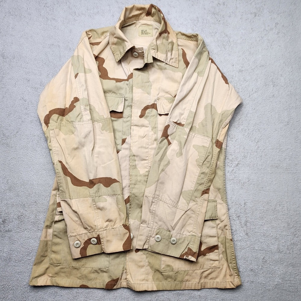 US Military Coat Medium X-Long Desert Camouflage Pattern Combat Jacket - Picture 4 of 15